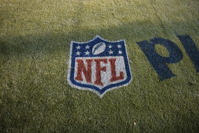 NFL Logo placed on ground